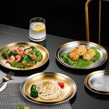 Stainless Steel BBQ Plate 1