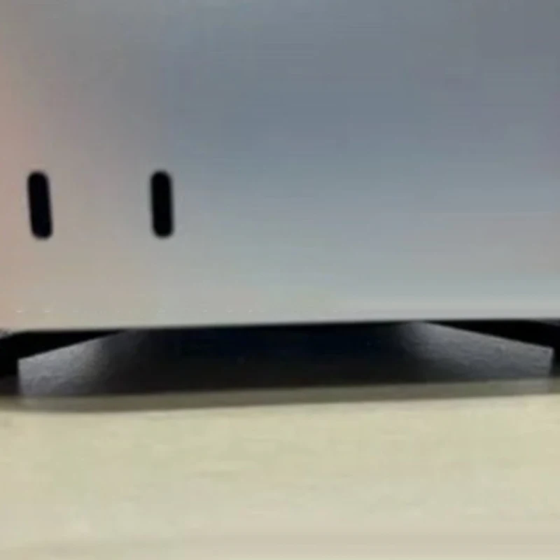 미니 컴퓨터 홀더 데스크탑 PC Mac Mini M4 2024 전원 버튼 베이스용 간단한 스탠드 브래킷