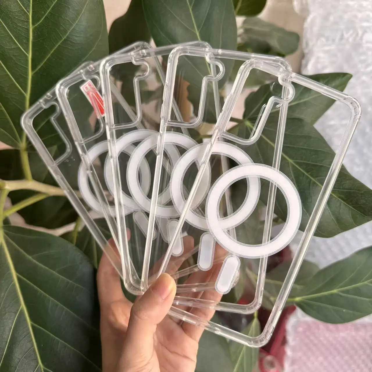 Original Magnetic Wireless Charging Shockproof Clear Case