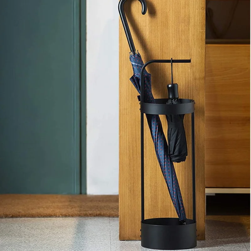 Nordic Parasol Holder Iron Frame Umbrella Stand Stable Chassis Parasol Stand Beautiful And Fashionable Light Luxury Storage Rack