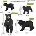 4 Black Bear Set