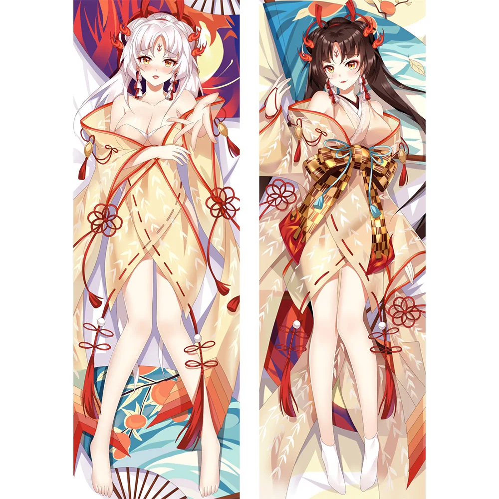 

60x180cm 2WAY/WT YING YANG Dakimakura Hugging Full Body Pillowcase Anime Cosplay Pillow Case Cover Otaku Room Decorative