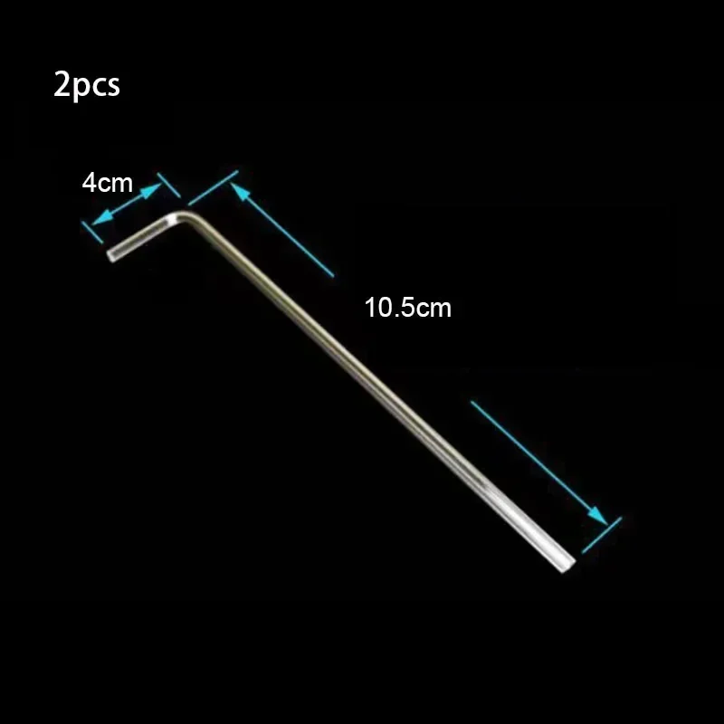 Acrylic Aquarium Connector Set - U-Shape Tube Elbow for Air Pump and Filter Systems (2-Pack)
