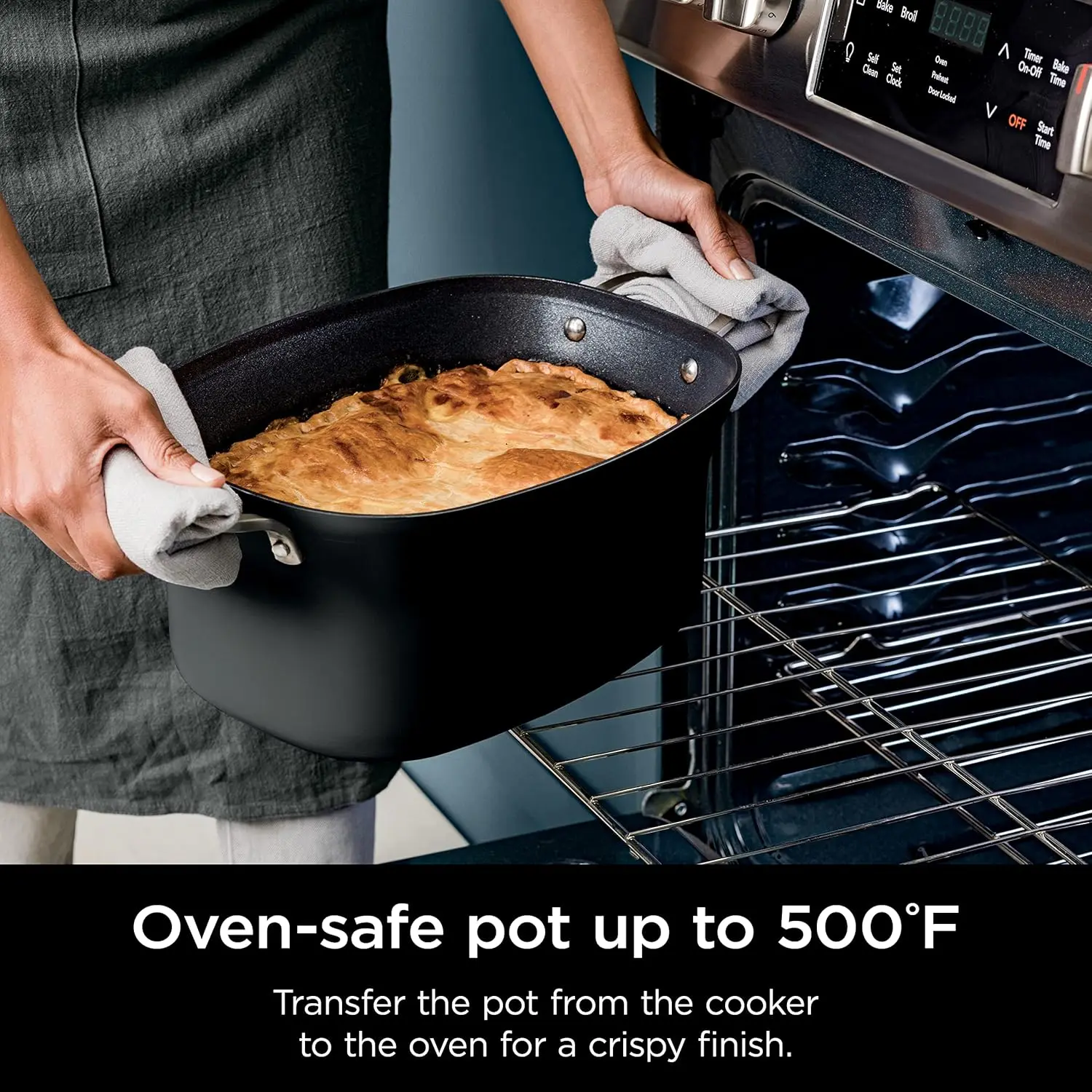 Sous Vide & Proof 6-in-1 Multi-Cooker, with 8.5 Quarts, Slow Cooker, Dutch Oven & More, Glass Lid & Integrated Spoon 3