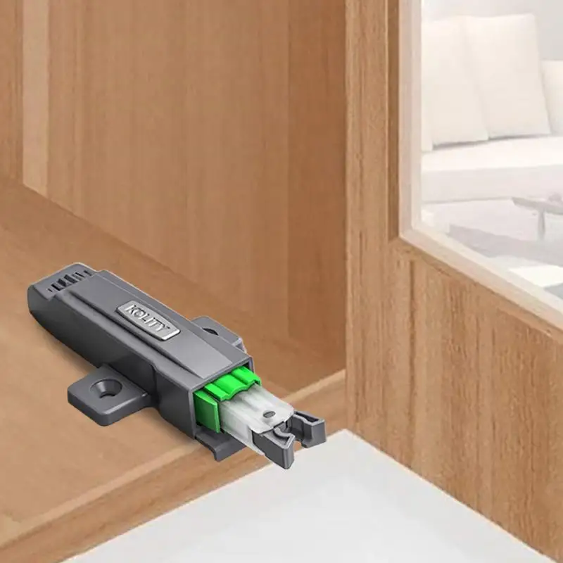 1PC Rebound Self Locking Device Push to Open Cabinet Catches Adjustable Kitchen Buckel Locks Cabinet Push Latches magnetic cabinet catches door catches magnetic cabinet latches cabinet door latch