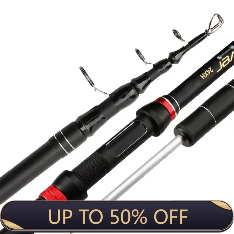 

Superhard Telescopic Spinning Fishing Rods 1.8M-3.6M Ultra-Light Long Shot Sea Pole Long-Range High Quality Throwing Rod