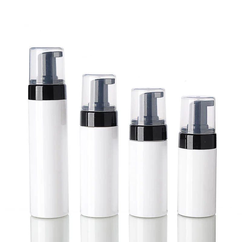 

10pcs 100ml 120ml 150ml 200ml White Foam Bottle Facial Cleanser Foaming Bottle ,5oz Soap Dispenser,Plastic Bottle