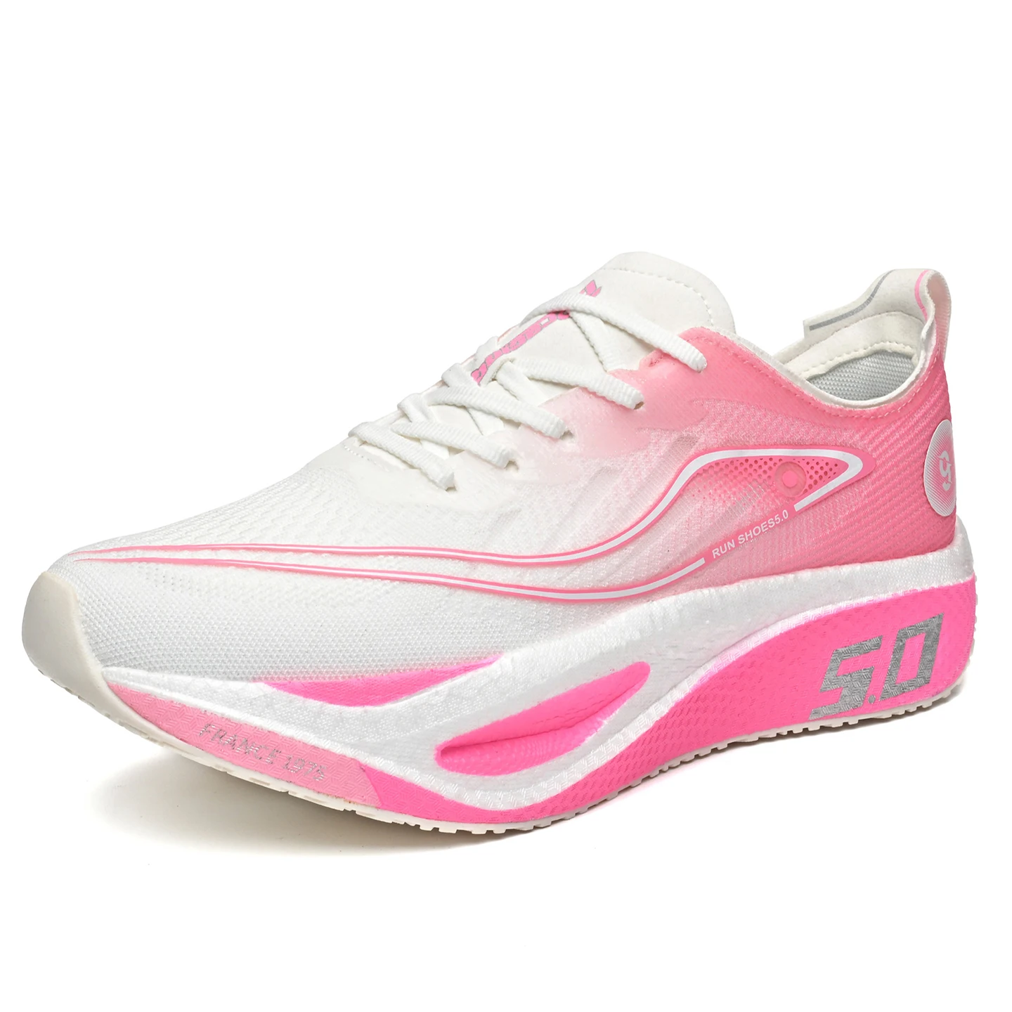 Novos tênis esportivos da moda, calçados casuais esportivos masculinos e femininos confortáveis e respiráveis, ao ar livre de tamanho grande preto 10