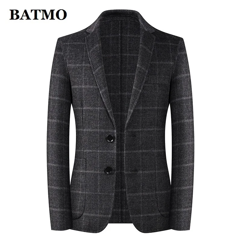 

2024 new arrival autumn high quality 100% wool plaid casual blazer men,men's jackets,2006-22