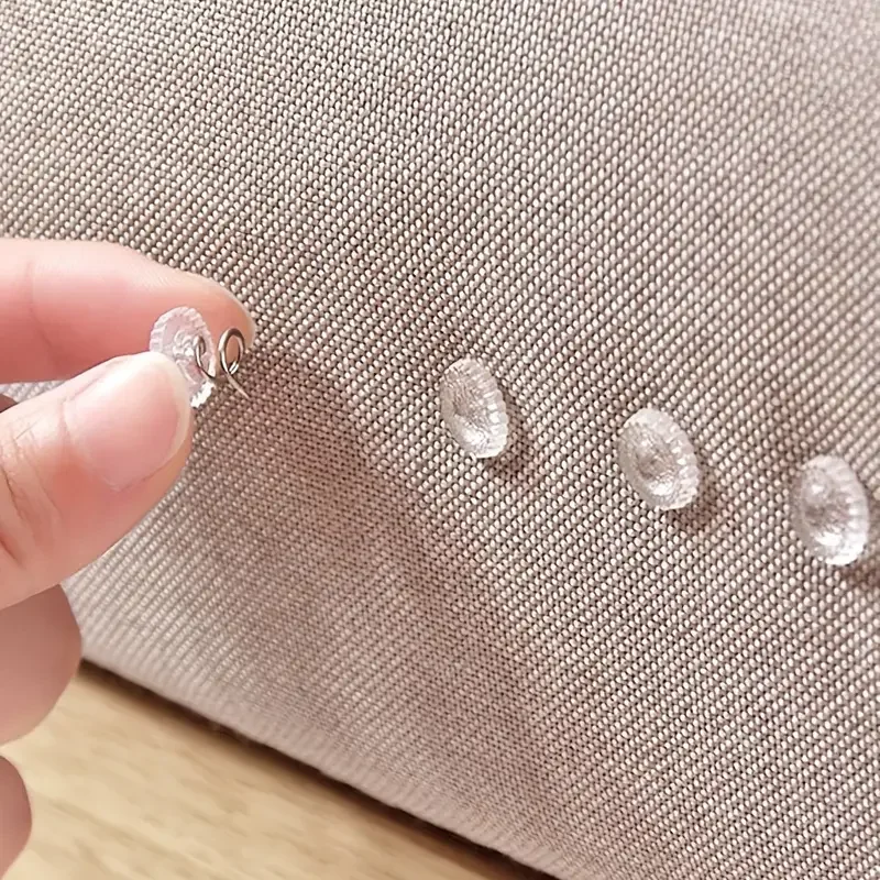 Bed sheet clip 50Pcs bed sheet clip fixer transparent twist nail home slip-resistant blankets cover gripper fixing sofa cushion fixing tools