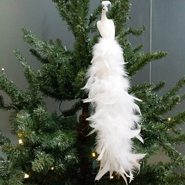 White Feather Christmas Tree