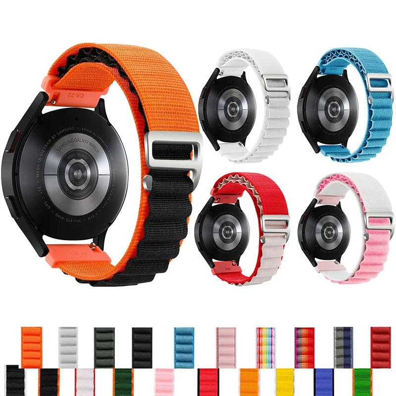 Per Fossil Gen 5 Carlyle Hr/Gen 5 Lte 45Mm Braccialetto Di Ricambio 22Mm Cinturino In Nylon Per Fossil Gen 6 5 44Mm Cinturino Sportivo Cinturino