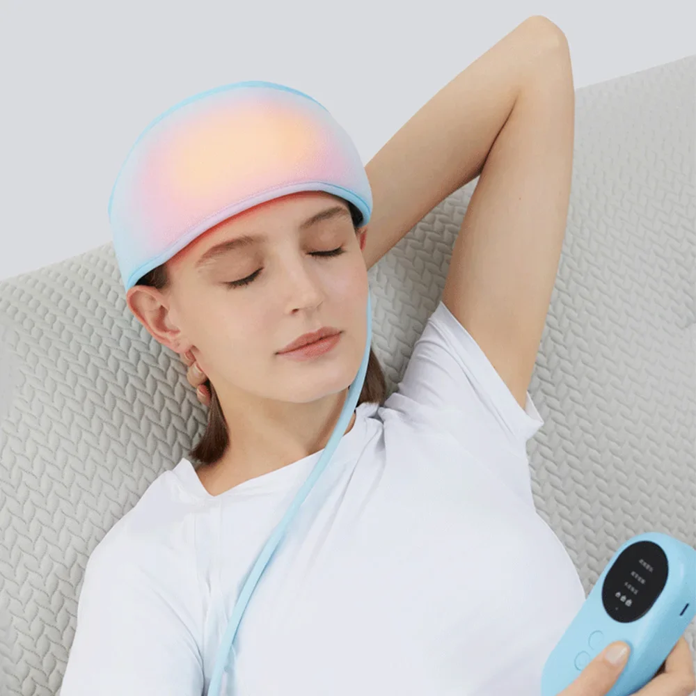 Electric head massager air pressure massage hot compress headache pain