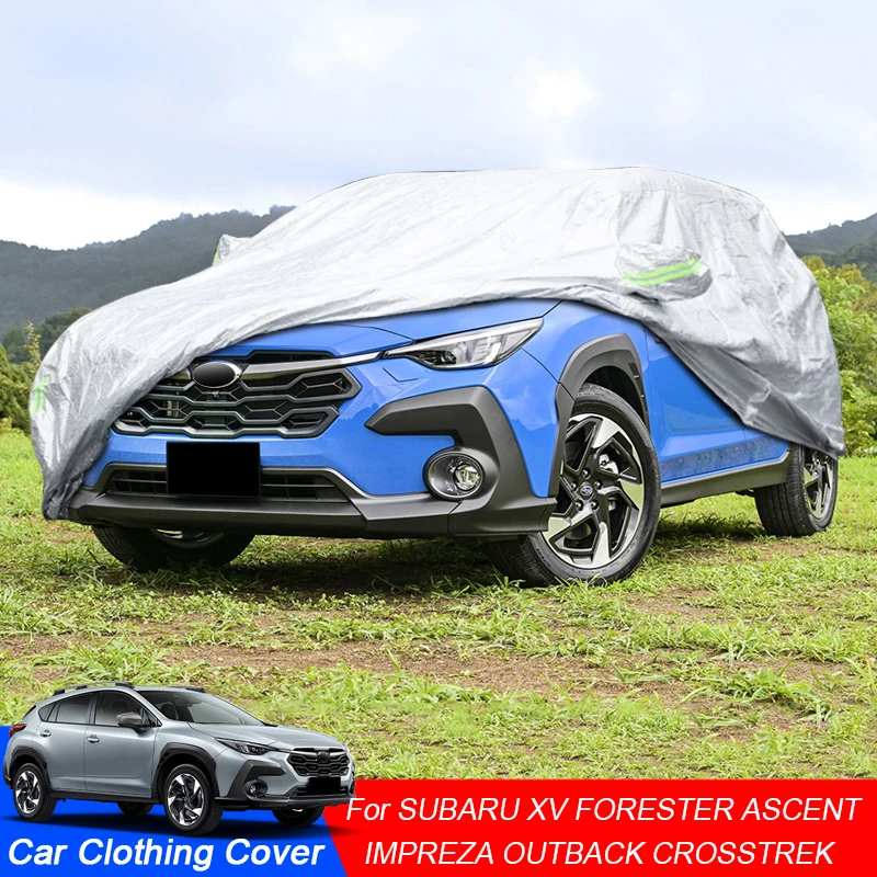 

Full Car Cover Rain Frost Snow Dust Waterproof Auto Accessories For Subaru Ascent XV Crosstrek Forester Impreza Legacy Outback