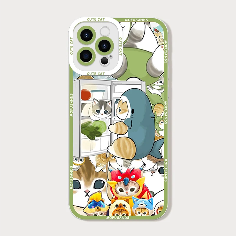 Cute Cartoon Shark Cat Phone Case