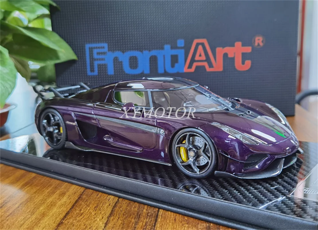 

FrontiArt 1/18 For Koenigsegg Regera Purple Resin Diecast Model Car Purple Toys Hobby Gift Display Ornaments Collection