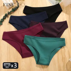 Aundies China Sexy Nude Girl Clothes Women Underwear Panties 4Pack Solid  Textured Panty Set - AliExpress