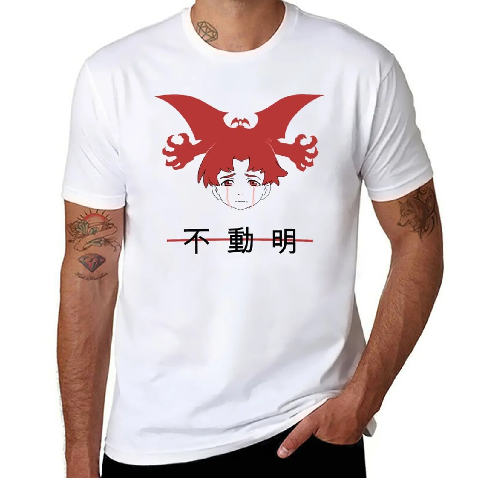 New Devilman T-Shirt Boys White T-Shirt Sports Fan T-Shirt Plus Size T-Shirt Uomo Plain T-Shirt