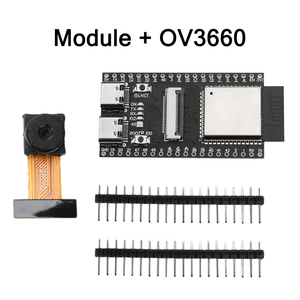ตัวเลือกสินค้า บอร์ดพัฒนา ESP32-S3 พร้อมกล้อง WiFi Bluetooth