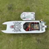 G30E Model Made With Kevlar 30CC Gasoline Racing ARTR RC Boat Tiger W/ Radio System Water Toys THZH1252-SMT1 6