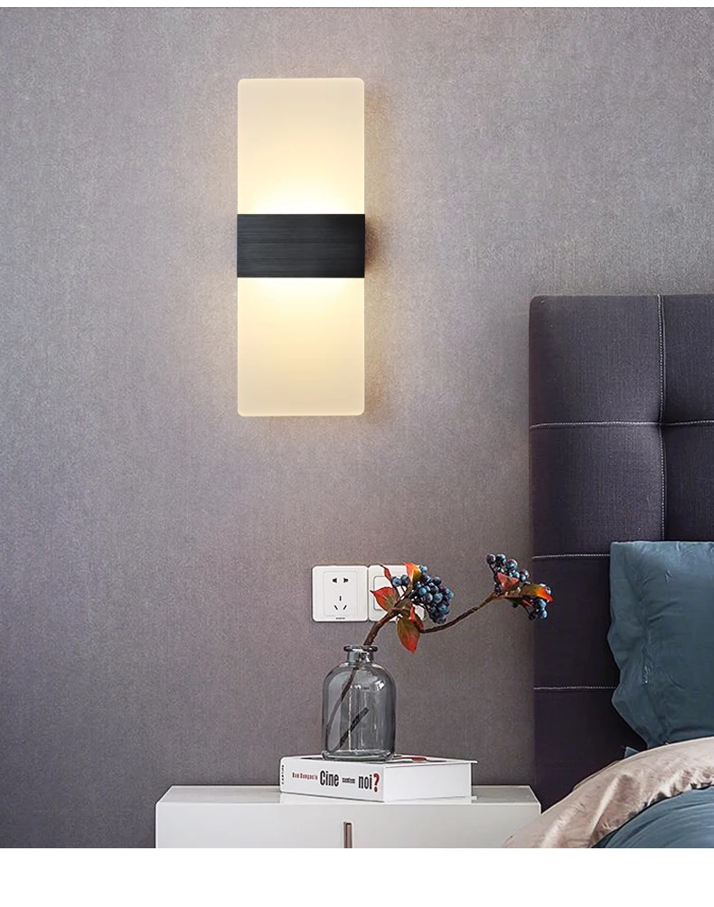 Modern indoor wall light minimalist design