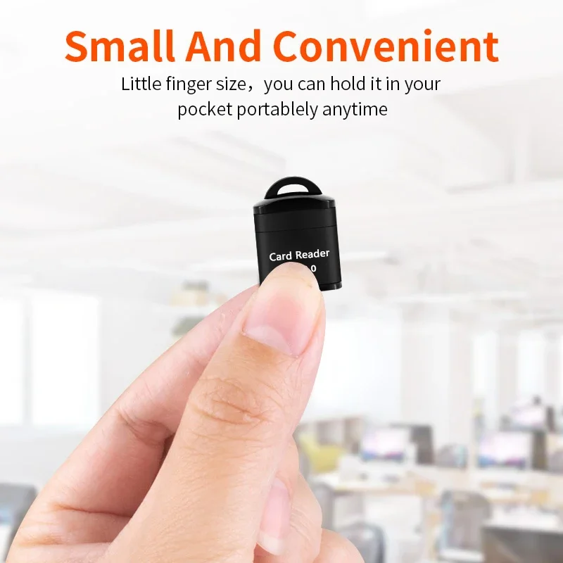 USB TF 카드 판독기에 대 한 1-6Pcs USB 2.0 미니 휴대 전화 메모리 카드 판독기 노트북 액세서리에 대 한 고속 USB 어댑터