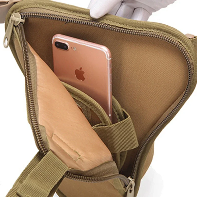 Nylon Waist Belt Fanny Pack Bag for Men Outdoor Travel