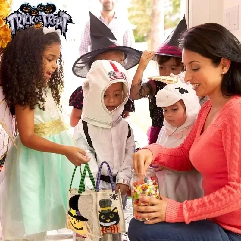 Halloween Gift Bags with Handles for Kids Party Favors