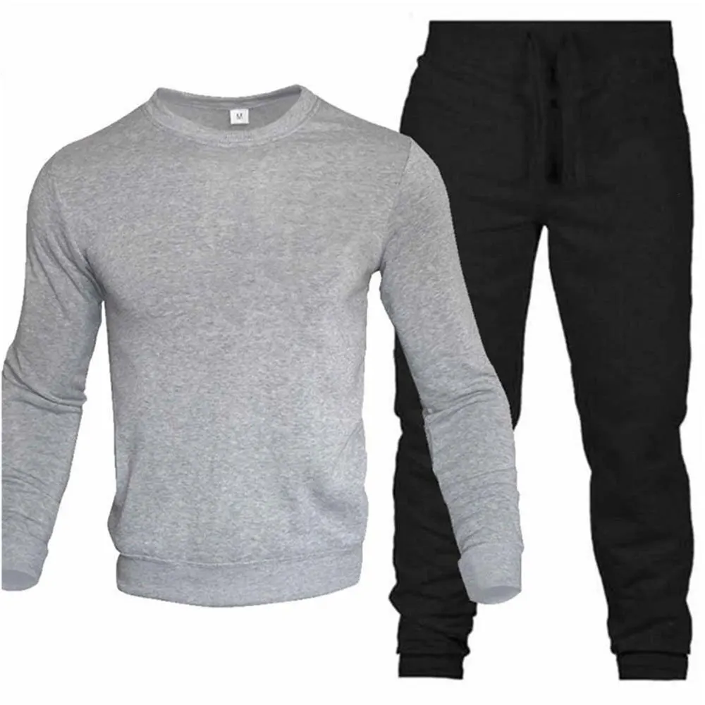 Men's Tracksuit Spring Autumn Casual Hoodies + Pants Set Sports Jogger Suit Women's Hooded Sportswear Loose Streetwear