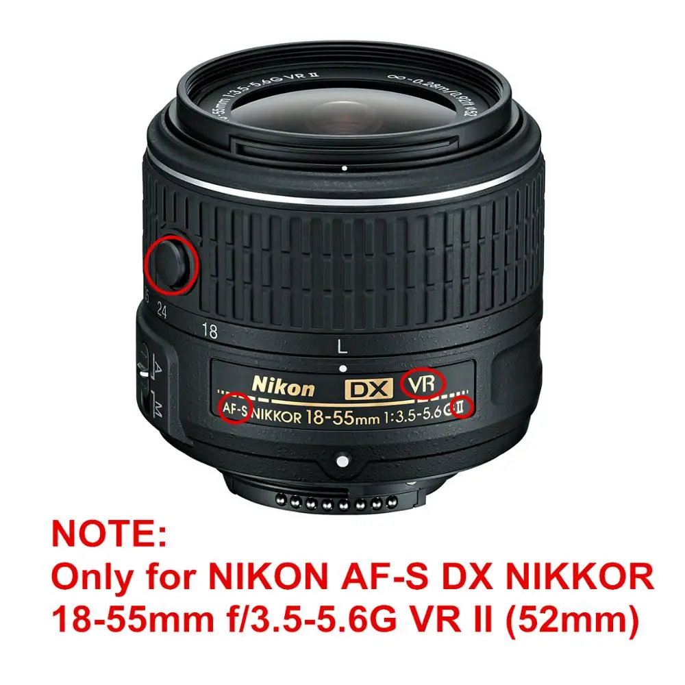 

Бленда для объектива с лепестками и цветами сменная деталь для Nikon Φ DX Nikkor 18-55 мм f/3,5-5,6G VR II / 18-55 мм Φ G VR II HB69 HB 69