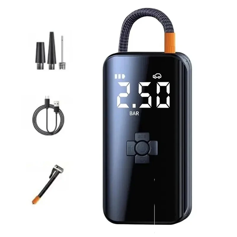 

Автомобильный насос для надувания, портативный беспроводной автомобильный насос для шин, высокая мощность и давление, прочный и простой в использовании, 1 шт.