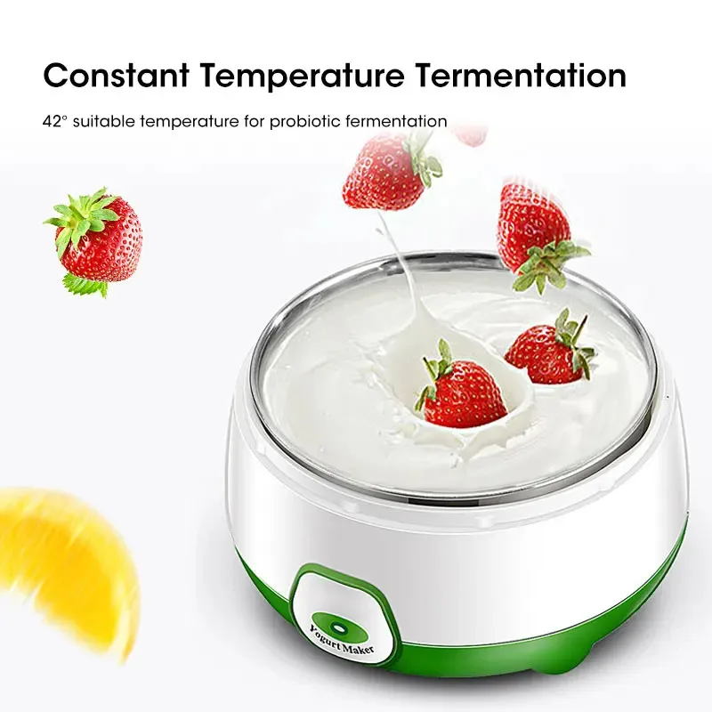 Electric Mini Yogurt Maker 1L Automatic Multifunctional 220V Household Rice Wine Maker DIY Yogurt And Natto Fermenting Machine