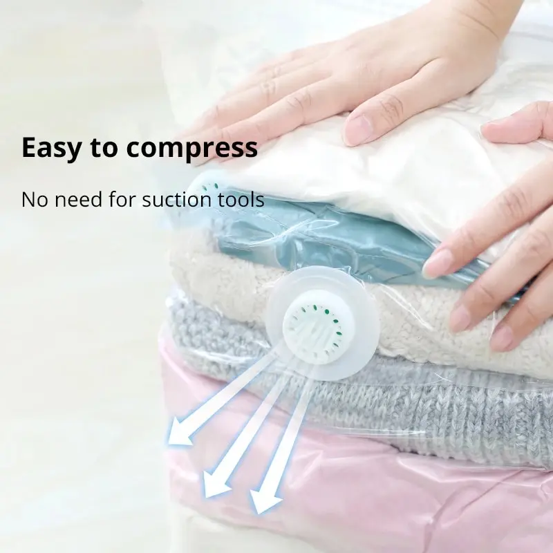 Vacuum Storage Bags 1pc for Cotton Quilt Clothes Sorting and Packaging
