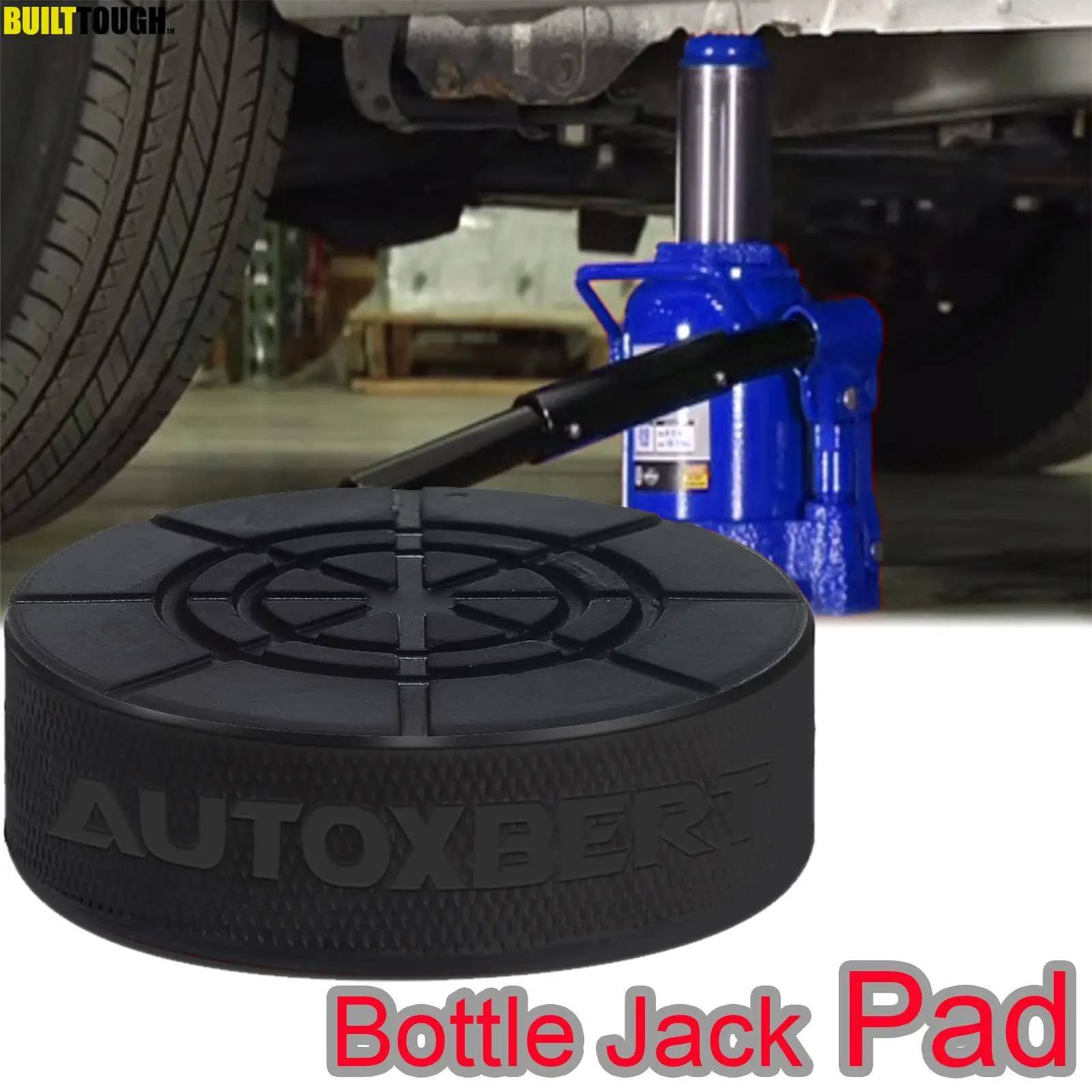 Universal Bottle Jack Pad In Gomma Adattatore Antiscivolo Blocco Di Supporto Strumento Di Sollevamento Per Auto 2/5-8 Ton Bottle Jack Punti Di Solleva