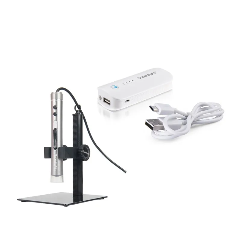 Supereyes B010 2MP 1-500x USB Digital Microscope Video Camera Handheld Endoscope Magnifier with LED for Skin Check Borescope supereyes a005 usb microscope 500x 5mp hand free auto focus video digital microscope magnifier with microscope adjustable stand