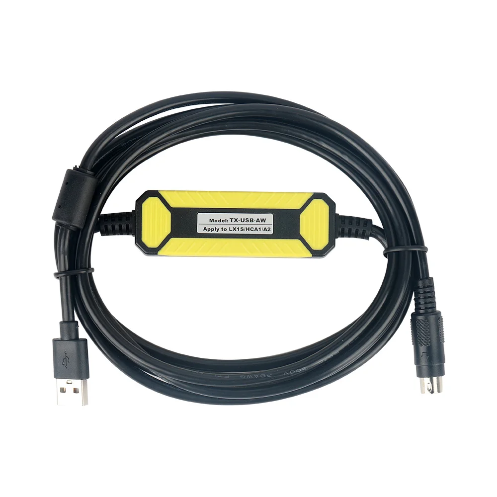 

TX-USB-AW for HCFA Hechuan Lx1n/LS/Hca8 A2 PLC Programming Cable Download Communication Cable