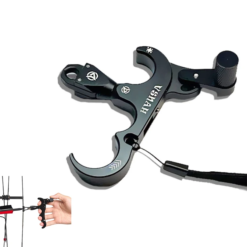 Aide à La Libération 4 Doigts TOPARCHERY – Pour Arc Compound – Rotation 360°