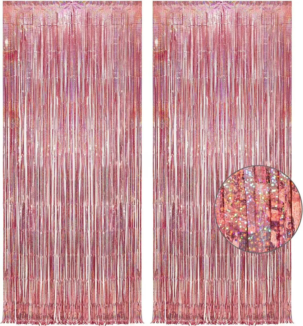 Sparkly Colored Party Rain Curtain for Birthday ,Wedding 6