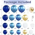 Blue Gold White