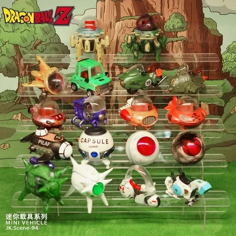 

Dragonball Mini Vehicle Vol.1-9 Anime Peripheral Figures Ship Submarine Motorcycle Time Machine Helicopter Model Garage Kit Toys