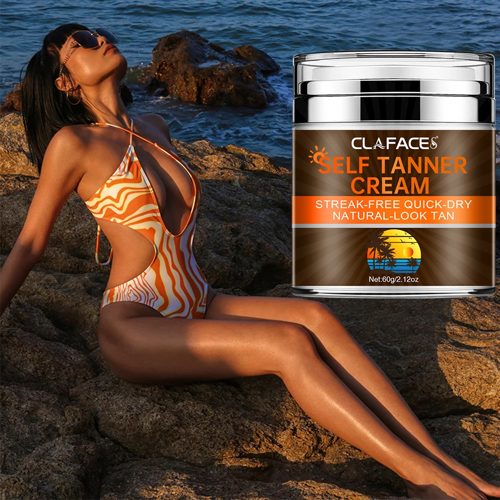 Fast Sunless Tanning Body Self Tanners Meihei Frost Beach Sun-free Sun Smear Body Wheat Tone Bronze Skin Help Black Care Cream self tanning lotion,skin tanning cream
