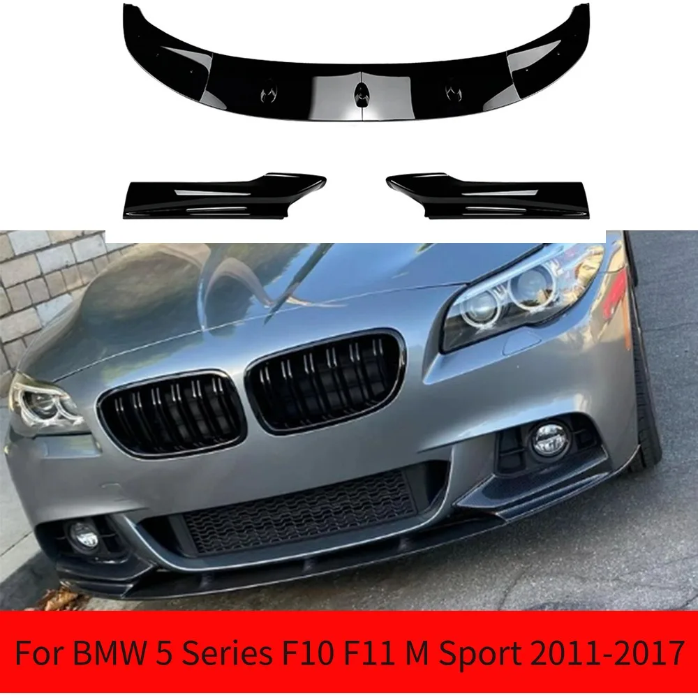 

Для BMW 5 серии F10 F11 M Sport 2011-2017 Комплект переднего бампера для кузова автомобиля, спойлер, сплиттер, аксессуары для бампера