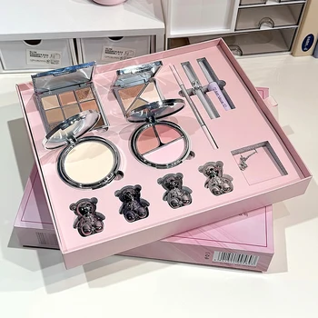 Set di Trucco ART VALUE Include 4 Lip Mud, 1 Penna per Sopracciglia, 1 Mascara, 1 Tinta per Sopracciglia, 1 Cipria Compatta, 1 Blush, 1 Contouring, 1 Ombretto