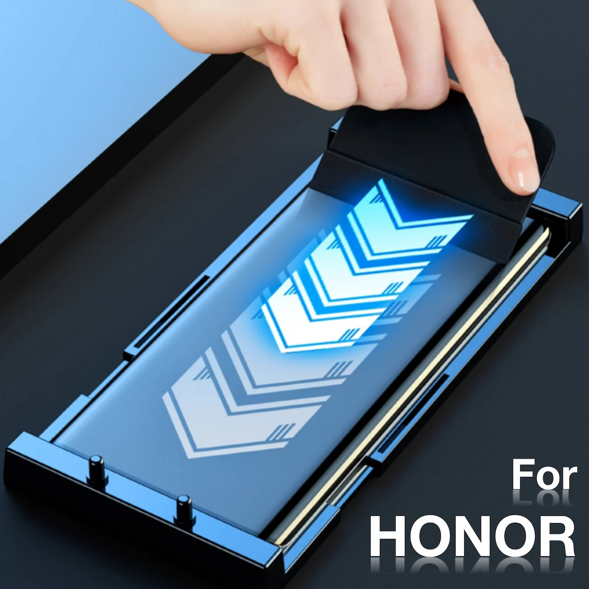 

for HONOR 80 SE 70 60 50 V40 70 X40 Magic5 Magic4 Magic3 PRO Explosion-proof Screen Protector Glass Protective with Install Kit