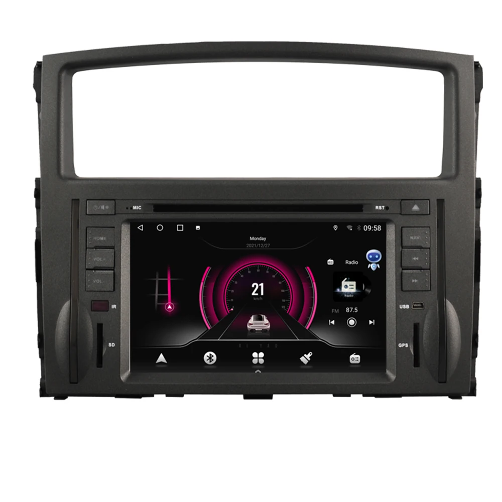 

Android 12 для Mitsubishi Pajero 4 V80 V90 2006 - 2010 2012 2013 2014 мультимедийная навигация автомобильный монитор видеокамера