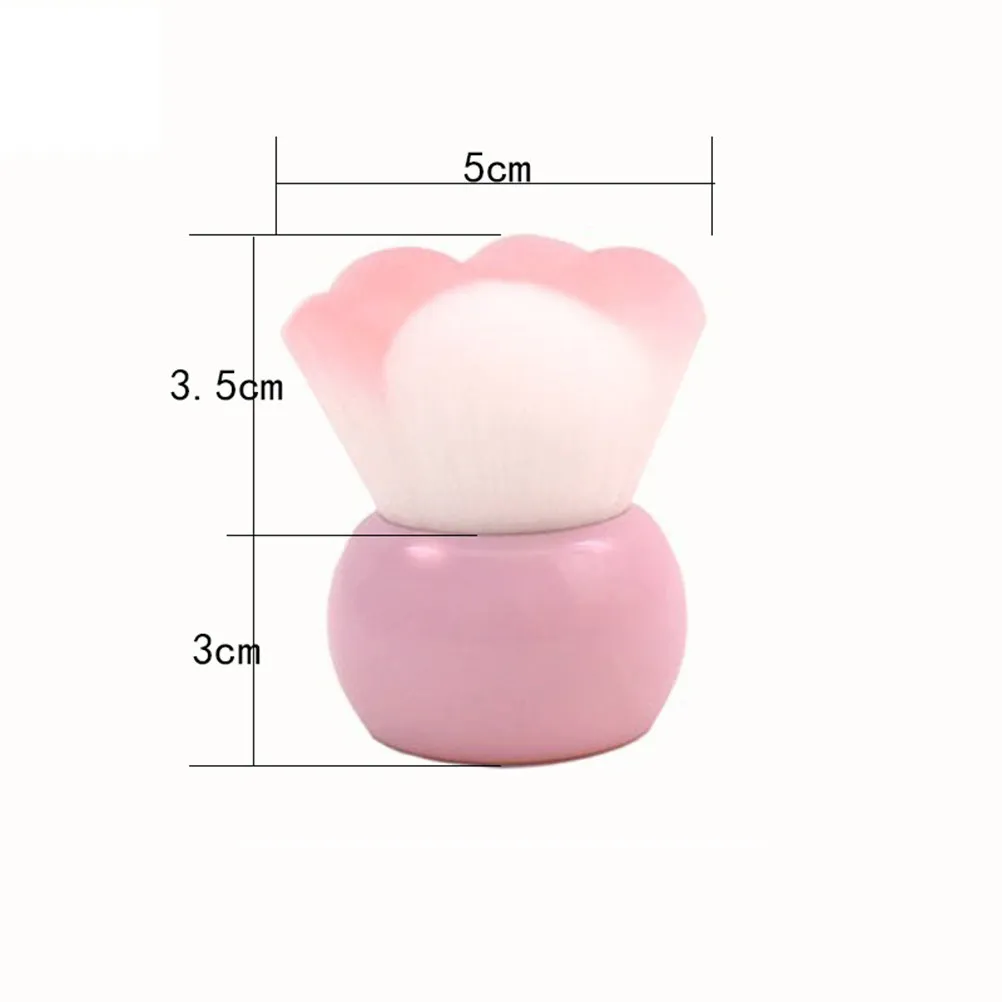 고양이 발 모양의 메이크업 브러쉬 여성용 전문 화장품 브러쉬 매일 사용 가능한 세척 가능 재사용 가능한 파우더 블러쉬 어플리케이터