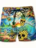 Men's Board Shorts Swim Shorts Swim Trunks Drawstring Graphic Prints Mushroom Quick Dry Short Casual Hawaiian  Micro-elastic 3