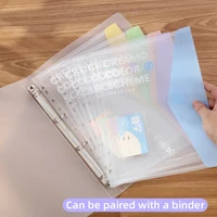 A4 Ring Binder 4-Hole Student Exam File Holder, Office Document Organizer with Detachable & Replaceable Inserts 2