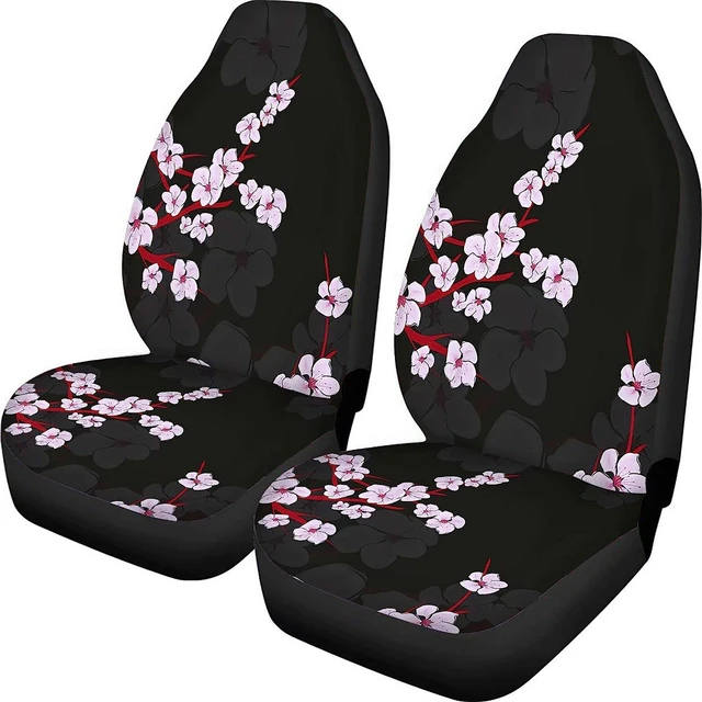 Cherry Blossom Car Seat Covers Universal Seat Covers for Car Truck SUV Car  Accessories for Women Seat Protectors for Vehicle New Driver Gift 