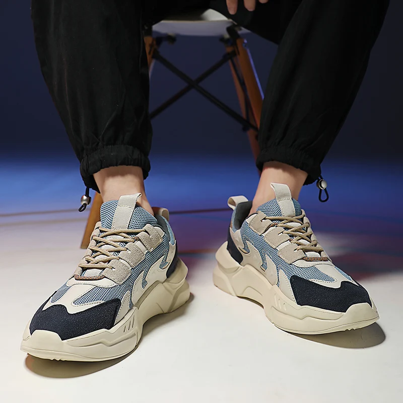 Unisex Running Shoes Men Breathable Sprots Jogging Shoes Women Brand Designer Chunky Sneakers Casual Walking Shoes Male Footwear
